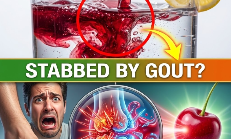 Melt the Glass Needles! The “Crystal Clearing” Cherry Elixir for Instant Gout Relief