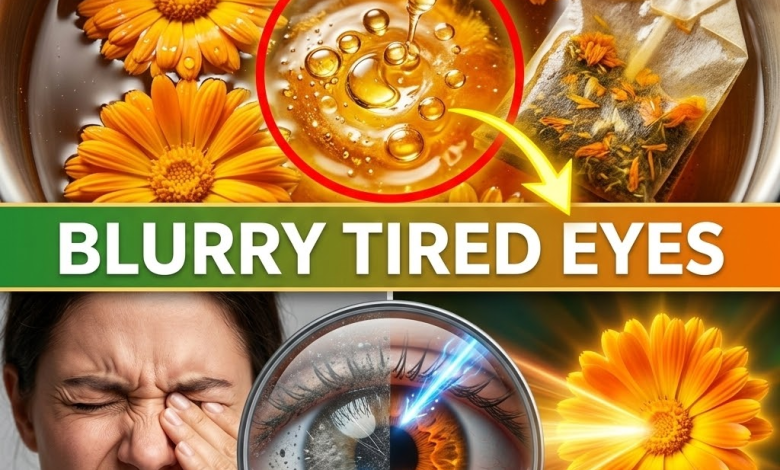 Wipe Away the Fog! The 2-Minute “Magic Polish” Marigold Hack for Blurry, Tired Eyes