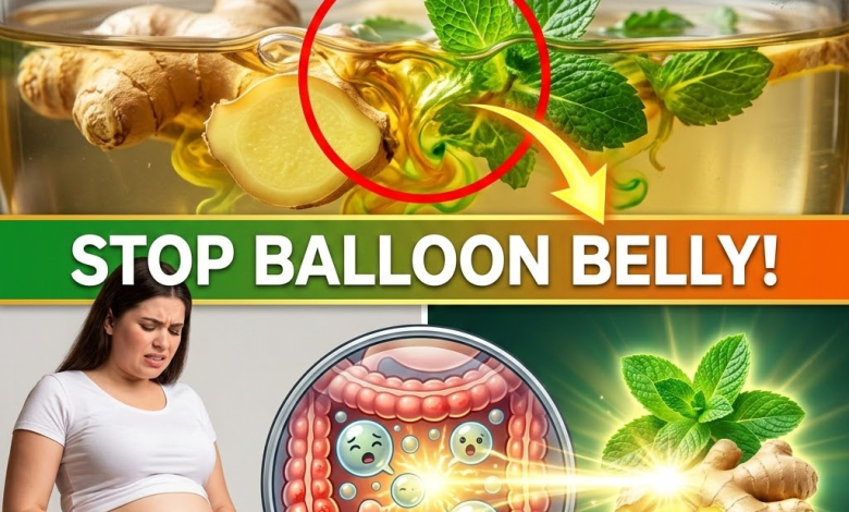 Bye-Bye Balloon Belly: The 3-Minute “Pantry Staple” Detox Tea for Instant Bloat Relief